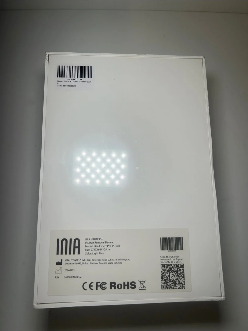 White Minimalist Electronic Device Box - Unbranded